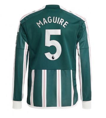 Manchester United Harry Maguire #5 Replica Away Stadium Shirt 2023-24 Long Sleeve
